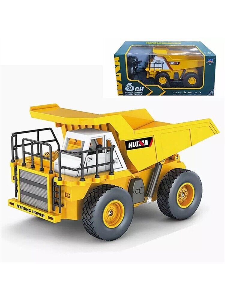 Huina 1517 RC Dump Truck 2.4G 1:24 6 Channel Remote Control Construction Model