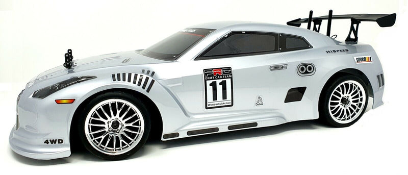 HSP/Maverick Strada On Road 1/10 Scale Body Shell Pre-Painted Nissan GTR Silver