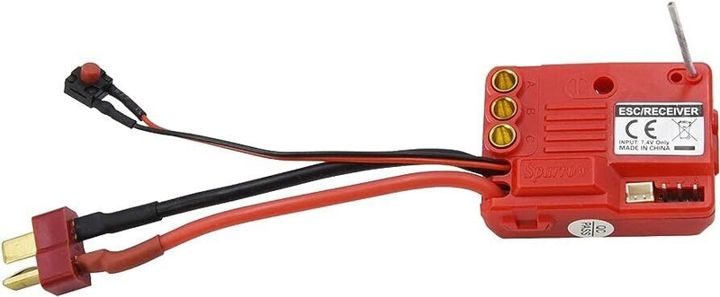 HBX Ravage / FTX Tracer Combined Brushless ESC and Receiver - Part Number M16110