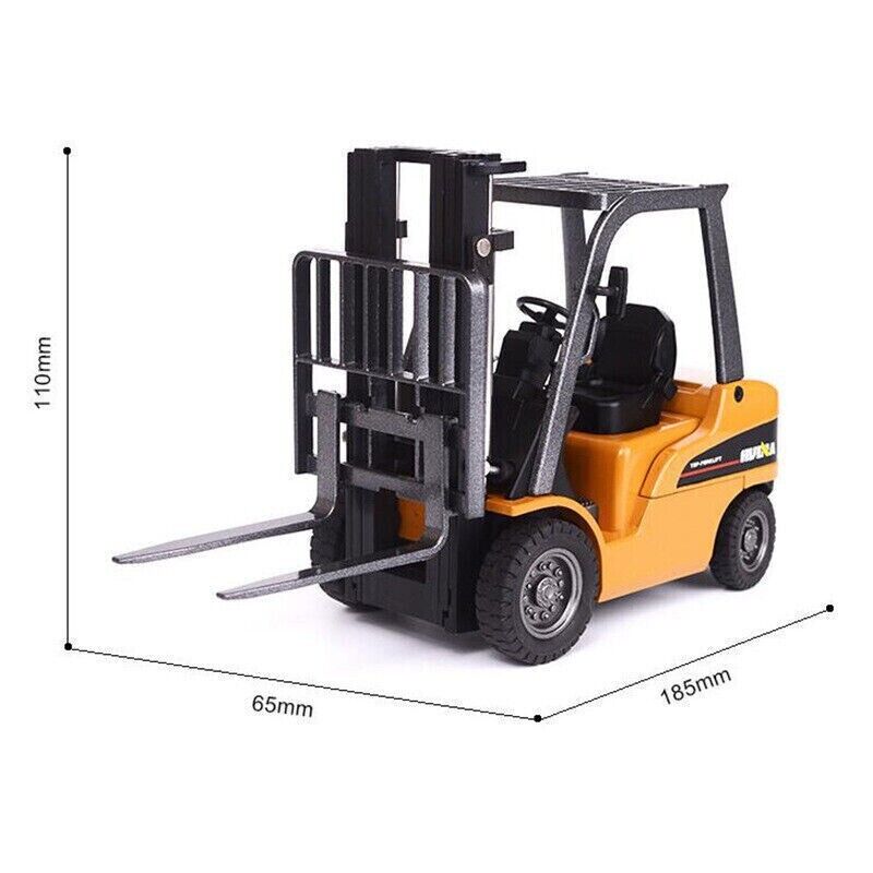 Huina Metal Forklift Truck 1:50 Alloy Engineering Construction Model 1717