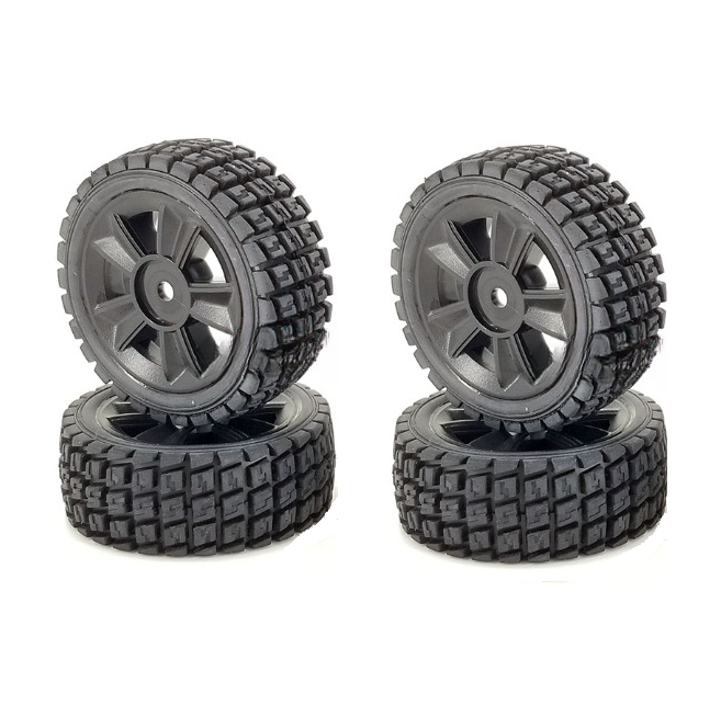 MJX 14301 14302 4 Pack Pre-Glued On-Road Wheels. Part Number - 1415A1