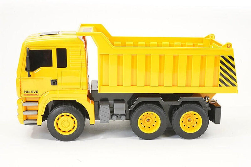 Huina 1337 RC Dump Truck 1/18 Scale Remote Controlled Digger Tipper with Lights