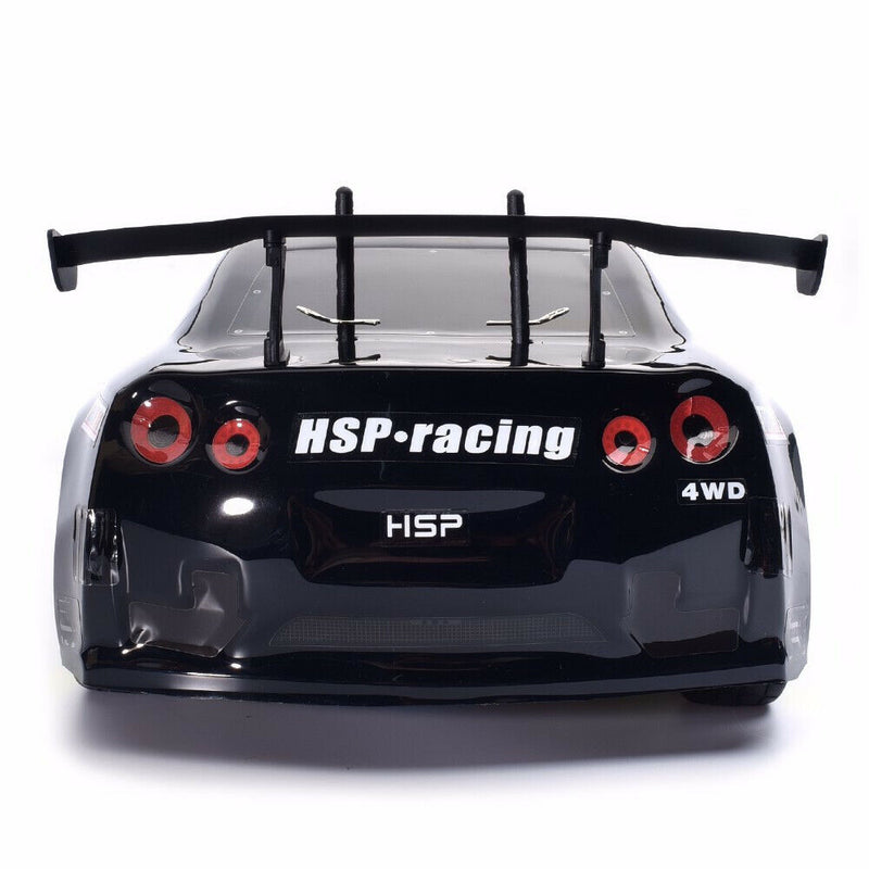 RC Car Body Shell HSP On Road 1/10 Scale Body Shell Pre-Painted Nissan GTR Black
