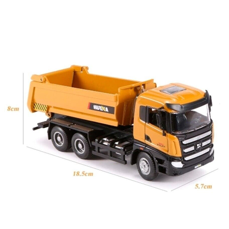 Huina Metal Dumper Truck Model 1:50 Alloy Engineering Construction Vehicle 1718