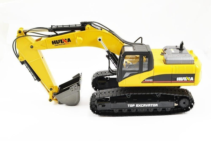 HuiNa Full Metal RC Excavator Digger V4 23Ch 2.4Ghz - All Metal 1:14 Model 1580