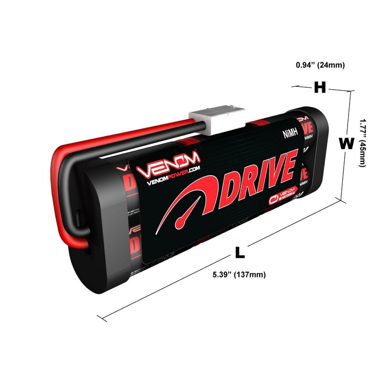 RC Car Battery 7.2v 1600mah NiMH Rechargeable Battery Pack with Tamiya Connector