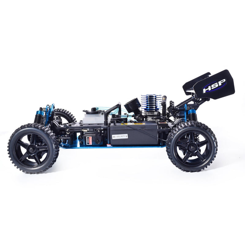 HSP Warhead Nitro Powered 1:10th Scale Off-Road Buggy (Pro Model - 2 Speed Gearbox)