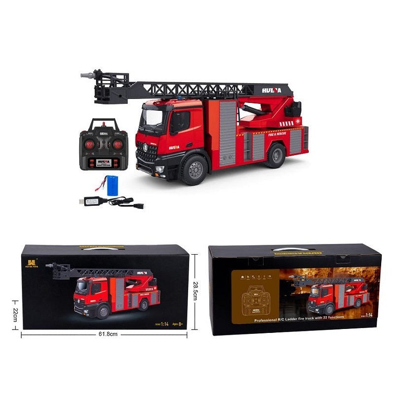 Huina 1:14 Scale Remote Controlled Fire Engine Truck With Working Water Fire Hose