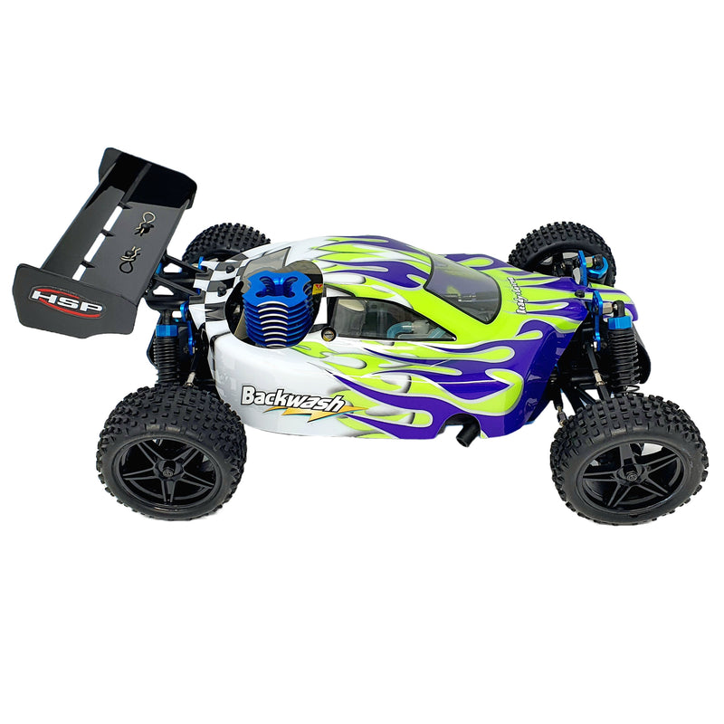 HSP Warhead Nitro Powered 1:10th Scale Off-Road Buggy (Pro Model - 2 Speed Gearbox)