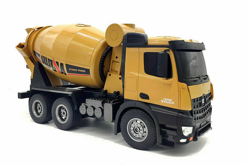 Huina 1:14 Scale Remote Controlled Cement Mixer Truck With Working Mixer